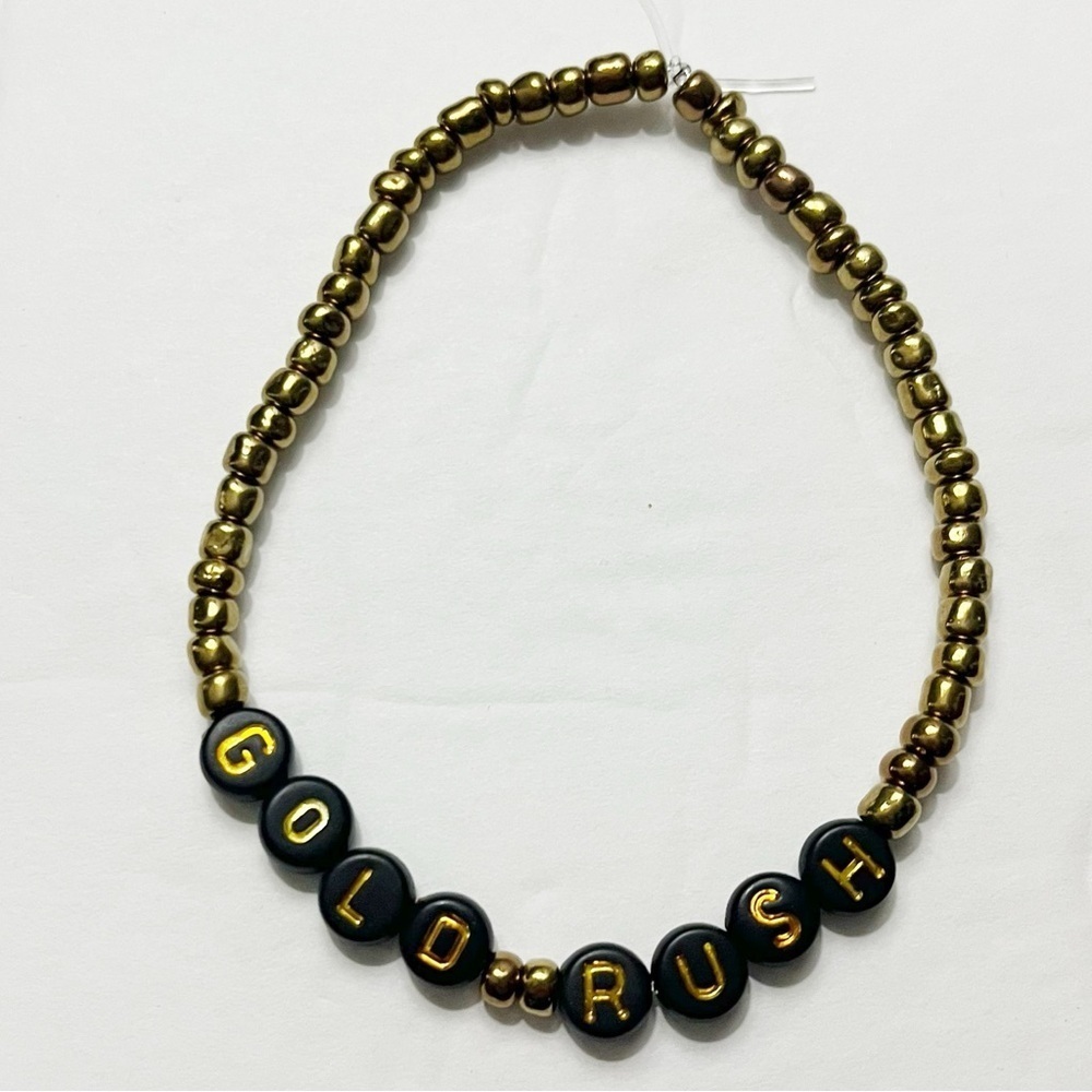 Taylor Swift Friendship Bracelet Gold Rush Evermore